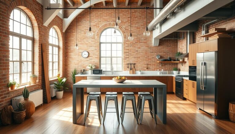 Loft-Style Kitchen