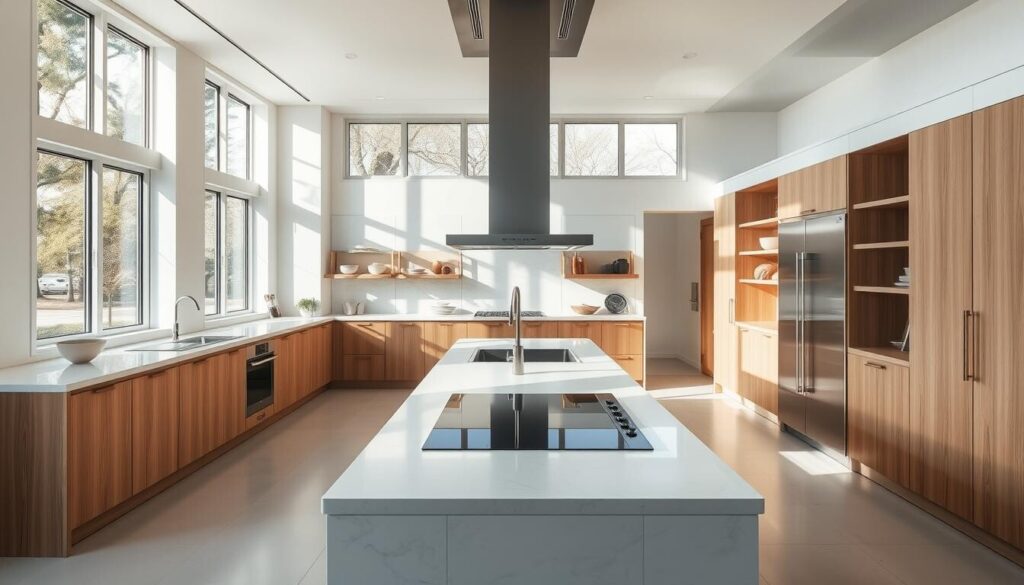 modern kitchen layout