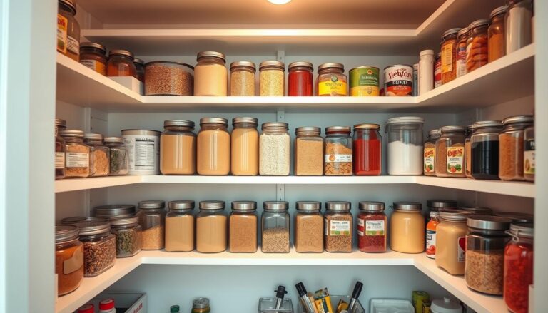 organized kitchen pantry